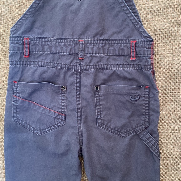 Trois Moutons Charcoal Gray Cotton Overalls 2T - Picture 7 of 12